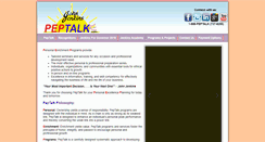 Desktop Screenshot of peptalk.com
